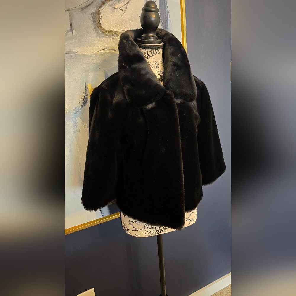 Calvin Klein faux fur jacket
